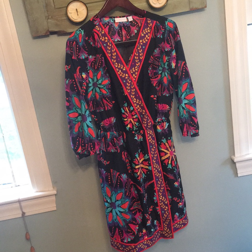 Beautiful neck wrap dress
